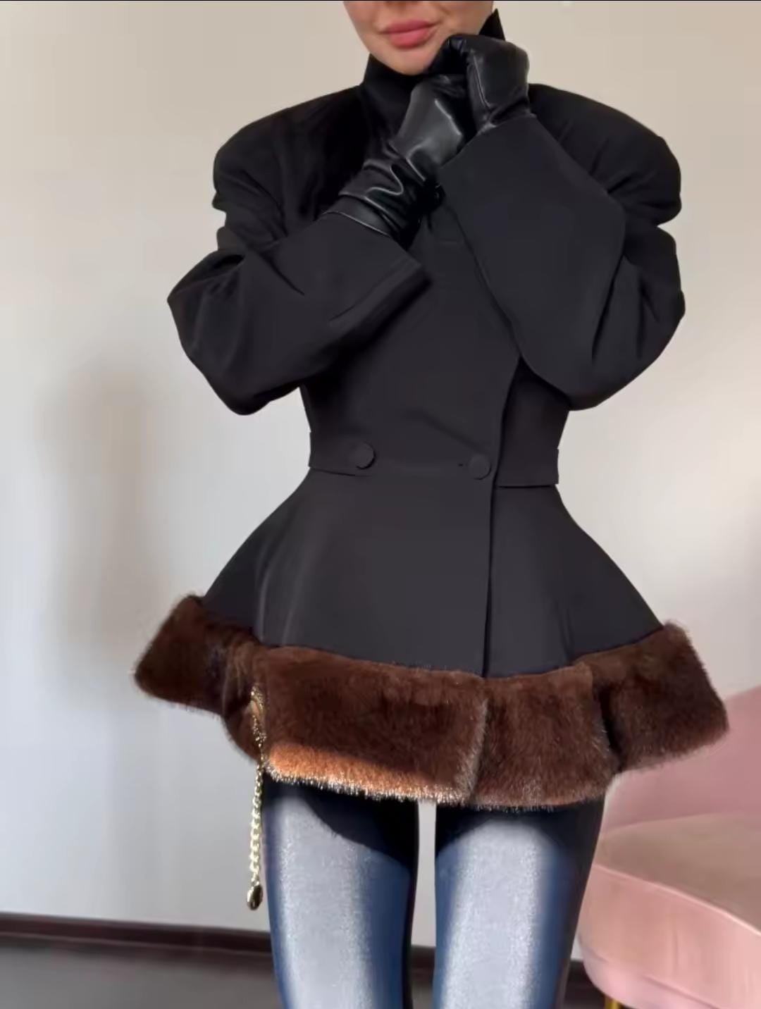 ELEGANT FUR BABY COAT
