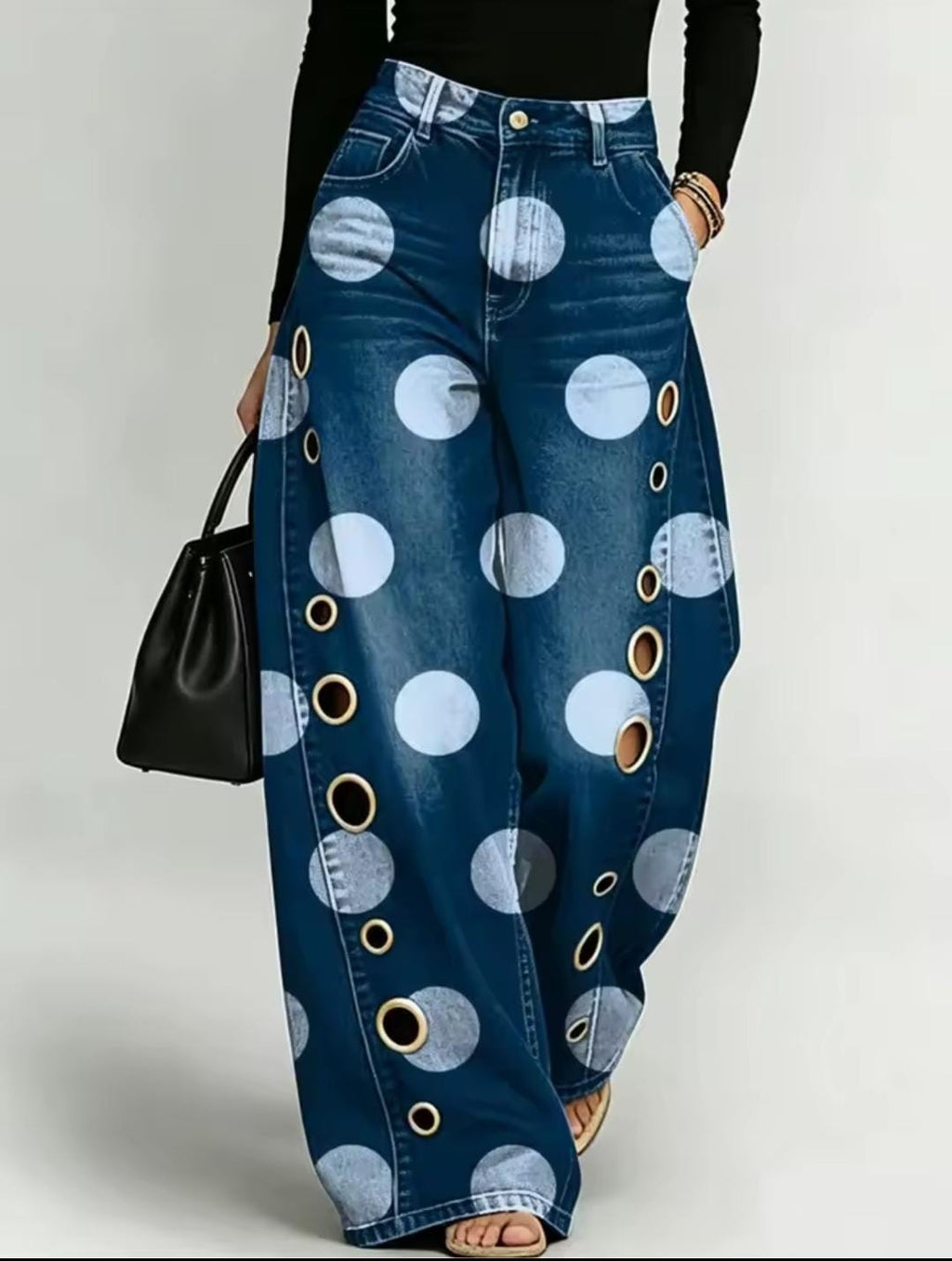 HOLE IN ONE Polka Dot Pants